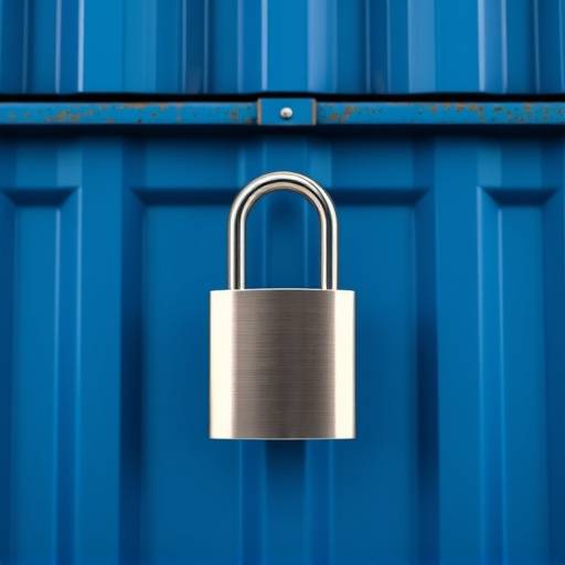 Blog post thumbnail with a padlock on a Docker container image